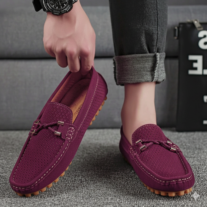 High-quality men's slip-on loafers, featuring soft material & classic design for ultimate comfort & style.