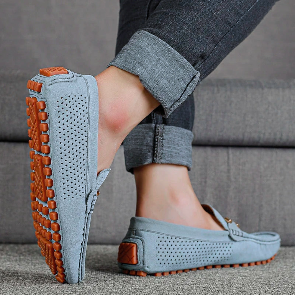Men's classic style slip-on loafers with durable sole. Perfect comfortable casual footwear for everyday wear.
