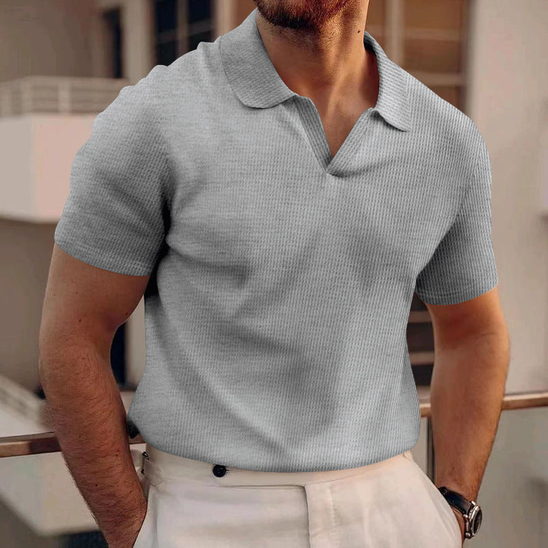 Men's classic fit polo shirt, short-sleeve for casual wear. Versatile everyday shirt, comfortable summer fashion staple.