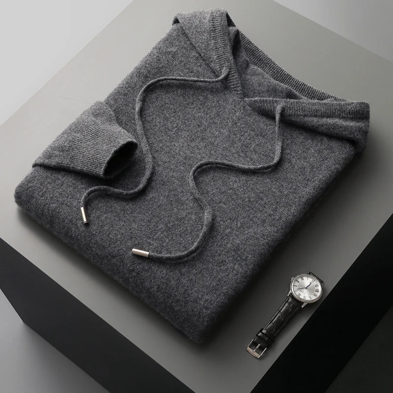 Classic men's hooded top. Durable pullover hoodie designed for effortless style and all-day comfort.