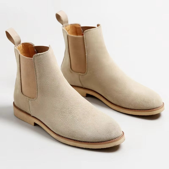 Durable men's slip-on Chelsea boots, offering everyday comfort in a classic ankle boot design for all occasions.