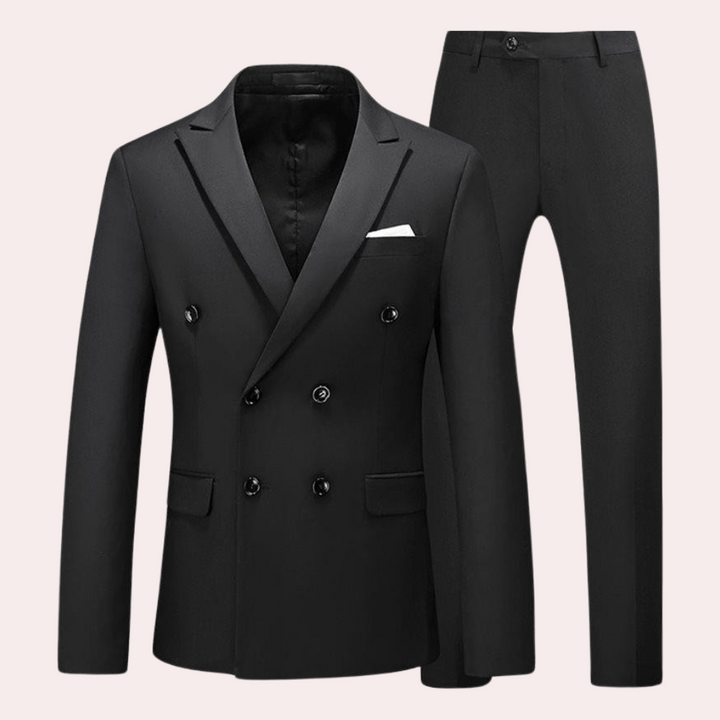 Men's classic Vincent 2-piece suit, ideal for timeless elegance & versatile formal or casual wear.