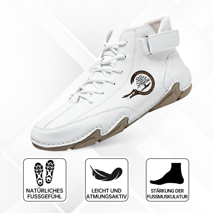 Comfortable men's waterproof ankle boots, ergonomic design & non-slip for walking.