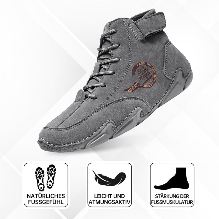 Ergonomic men's ankle boots with superior foot support for all-day comfort, waterproof design.