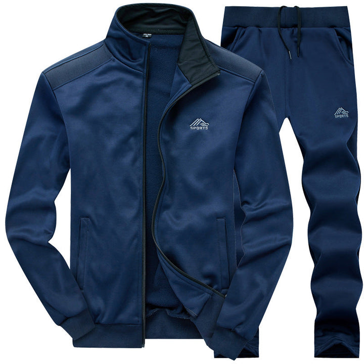 Sporty men's Finn tracksuit set. Modern design activewear for stylish men, great for casual & athletic use.