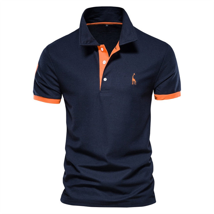Men's Franklin Modern Fit Polo Shirt, a stylish short sleeve casual top for everyday refined fashion.