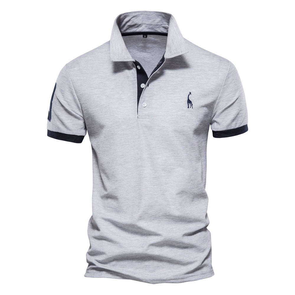 Versatile men's polo shirt with a modern fit, perfect for casual outings or smart everyday wear.