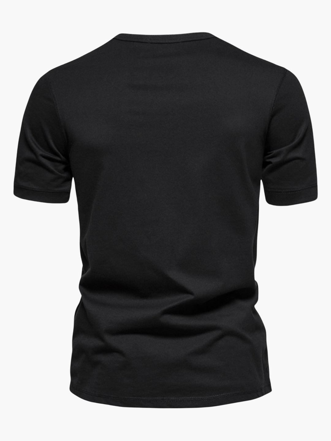 Classic men's short sleeve button-up shirt, lightweight and breathable for summer comfort.
