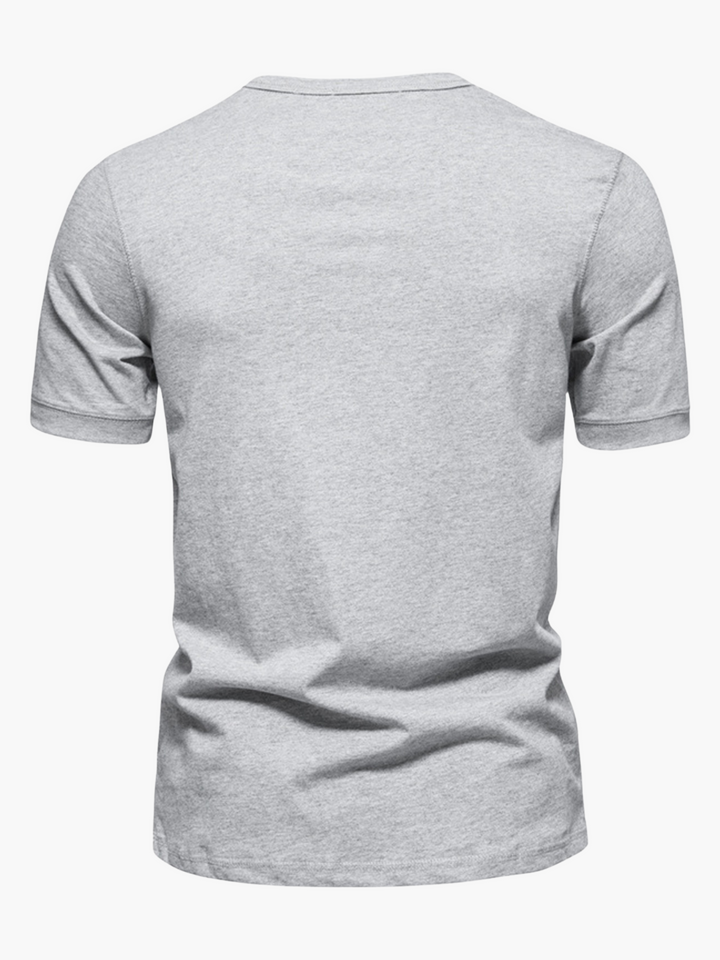 Casual men's short sleeve button shirt, lightweight for summer style and ultimate comfort.
