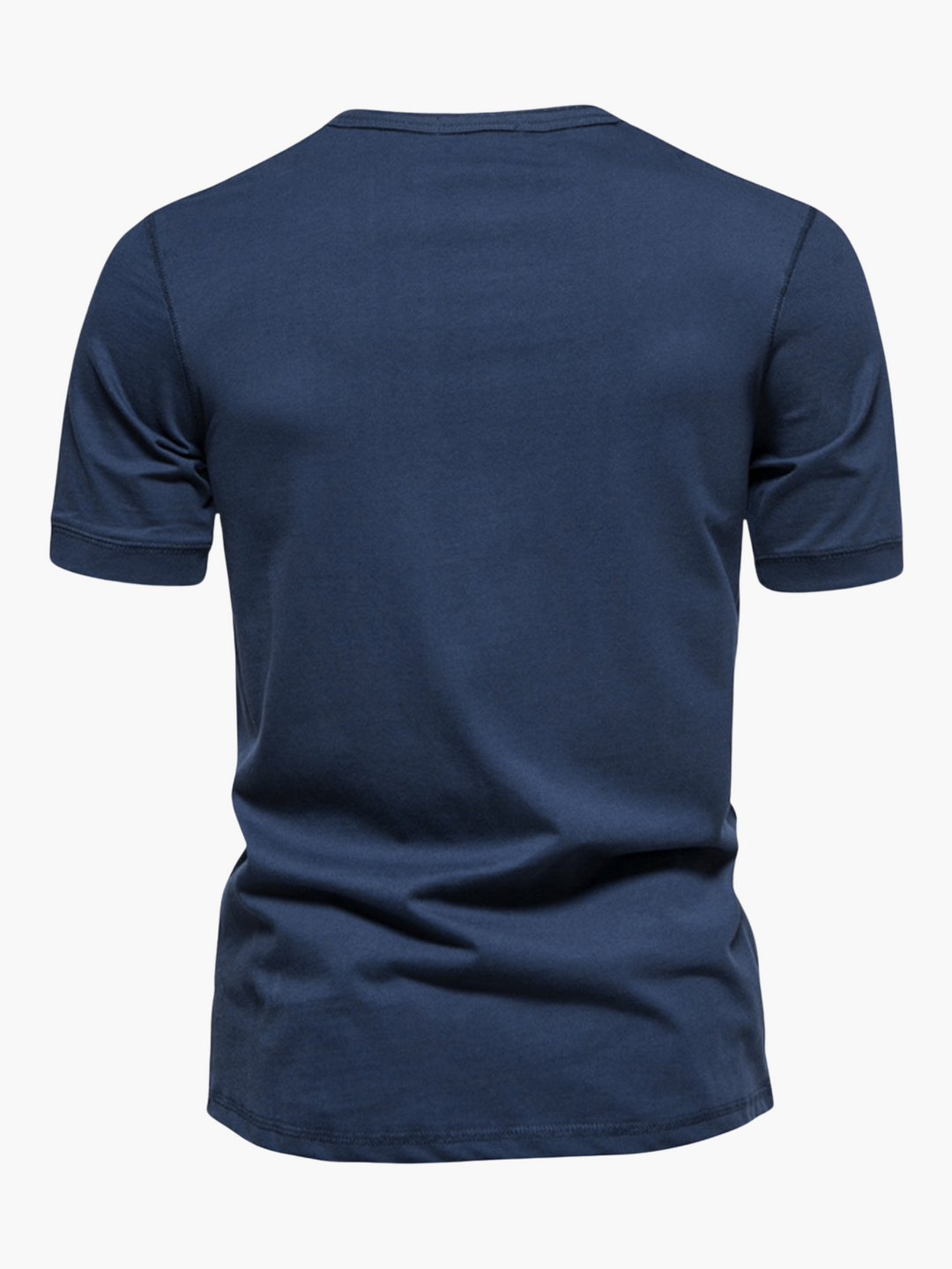 Essential summer men's short sleeve button shirt, lightweight & comfortable for warm weather.