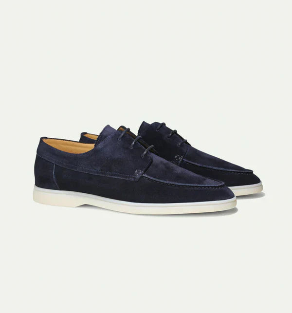 Comfortable men's Diederik leather lace-up loafers for classic and effortless style.