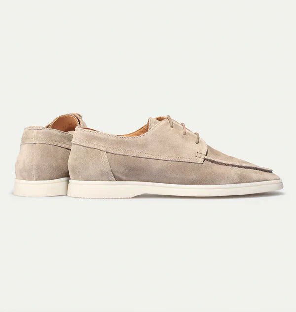 High-quality men's leather lace-up loafers, offering a blend of comfort, style & versatility.