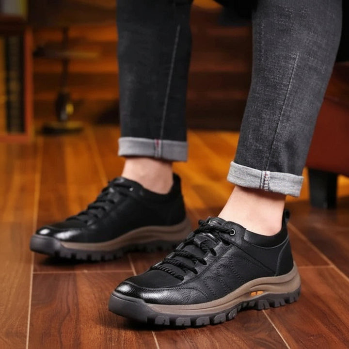 Men's supportive walking shoes: waterproof, orthopedic, with arch support for ultimate comfort & foot health.