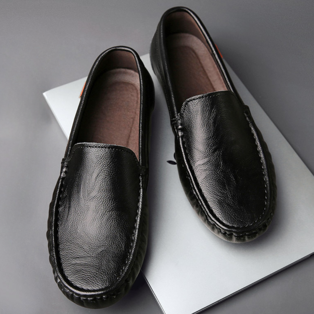 Men's professional slip-on loafers for work & office. Stylish & comfortable dress shoes.