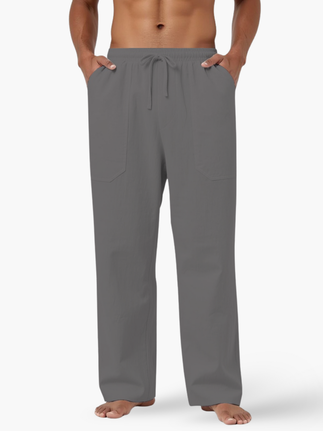 Everyday men's casual drawstring pants, designed for a relaxed fit and ultimate comfort for any activity.