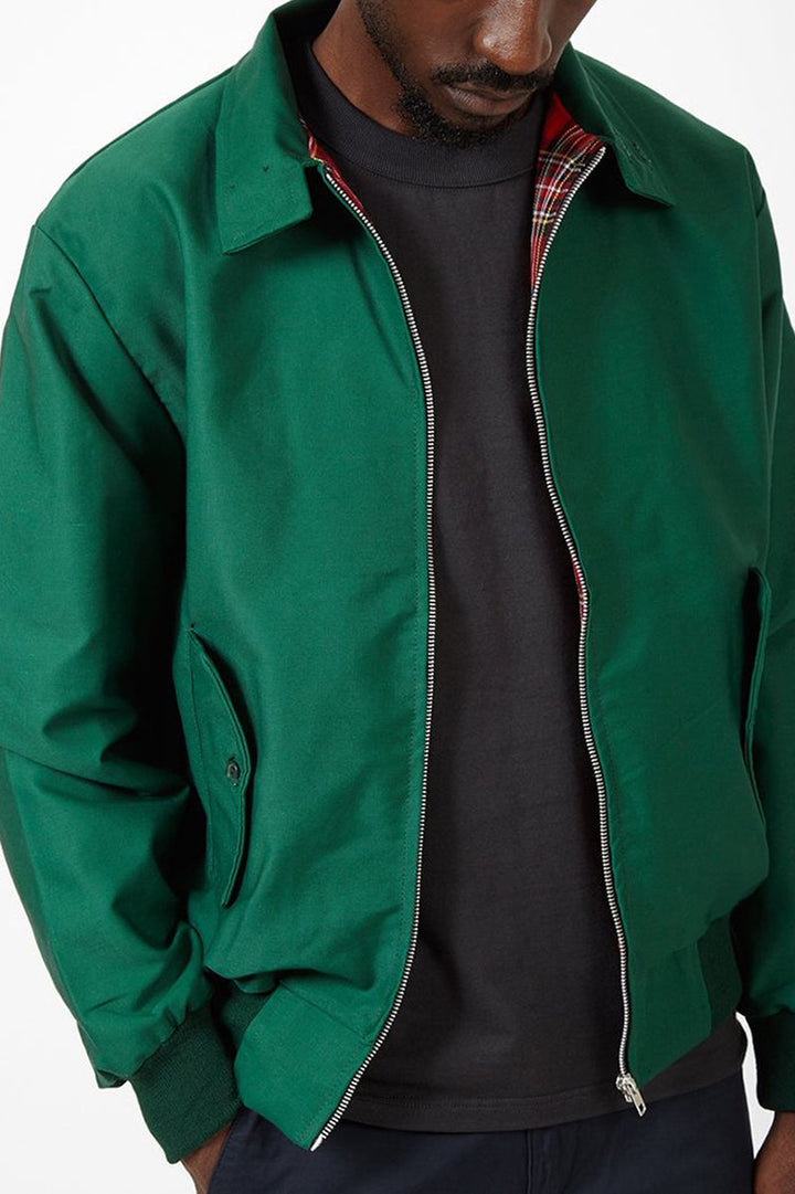 Men's bestselling Harrington jacket in a versatile taupe color. Smart casual essential.