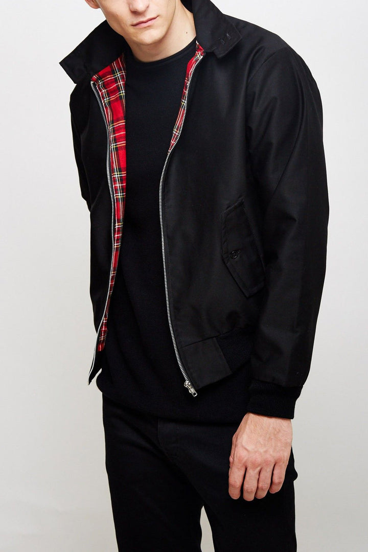 Lightweight men's Harrington jacket. Perfect for transitional weather. Timeless men's apparel.