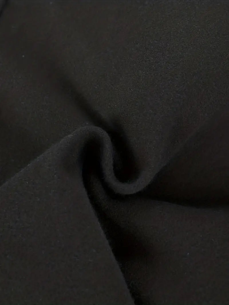 Men's slim fit long trench coat. Notched lapel, classic tailored design. Essential fall & winter outerwear.