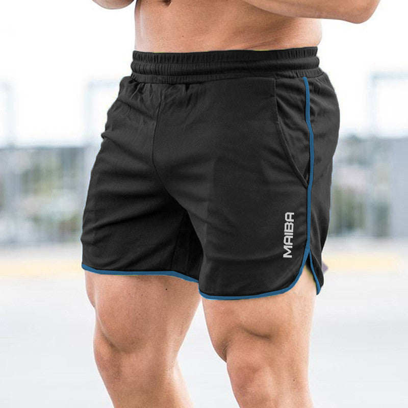 Modern slim-fit men's quick-dry swim trunks, offering a sleek look for beach and pool.