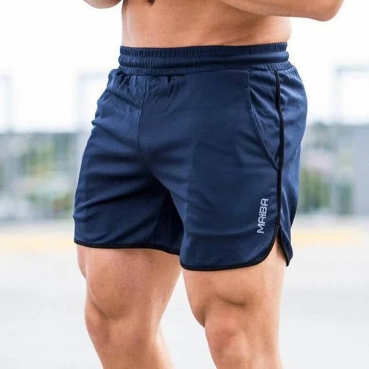 Stylish men's slim-fit quick-dry swim trunks, ideal for beachwear and summer fashion.