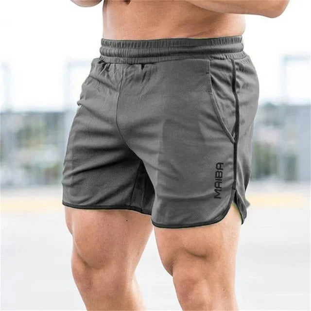 Performance men's quick-dry pool shorts, slim fit with elastic waistband for comfort.