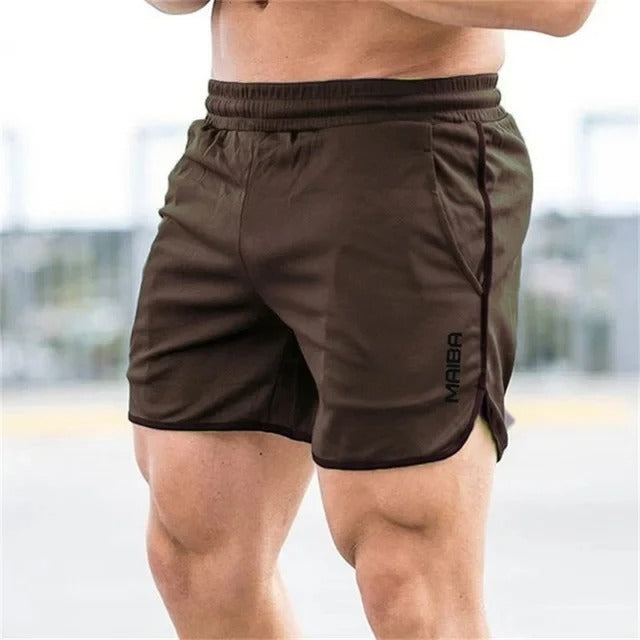 Fast-drying men's slim-fit swim trunks, excellent for active beach and pool wear.