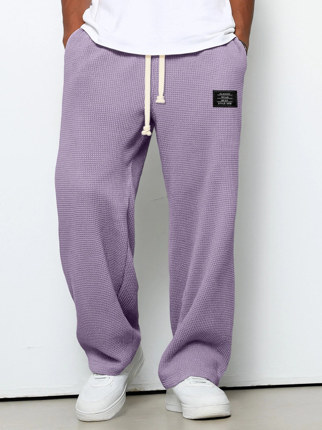 Ultra-soft men's sweatpants, premium fabric for comfortable lounging, casual, and home wear.