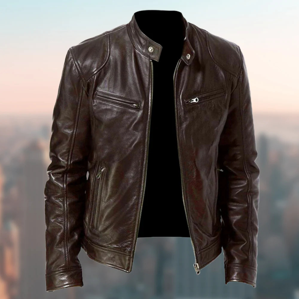 Versatile men's smart casual jacket, ideal everyday outerwear. Features multiple pockets & a comfortable classic fit.