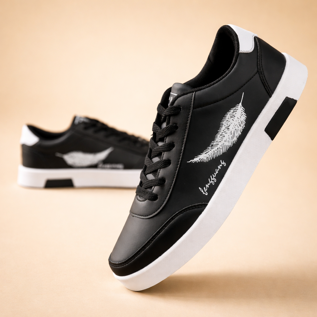 Breathable men's casual low-top shoes, providing comfort and versatile everyday wear.