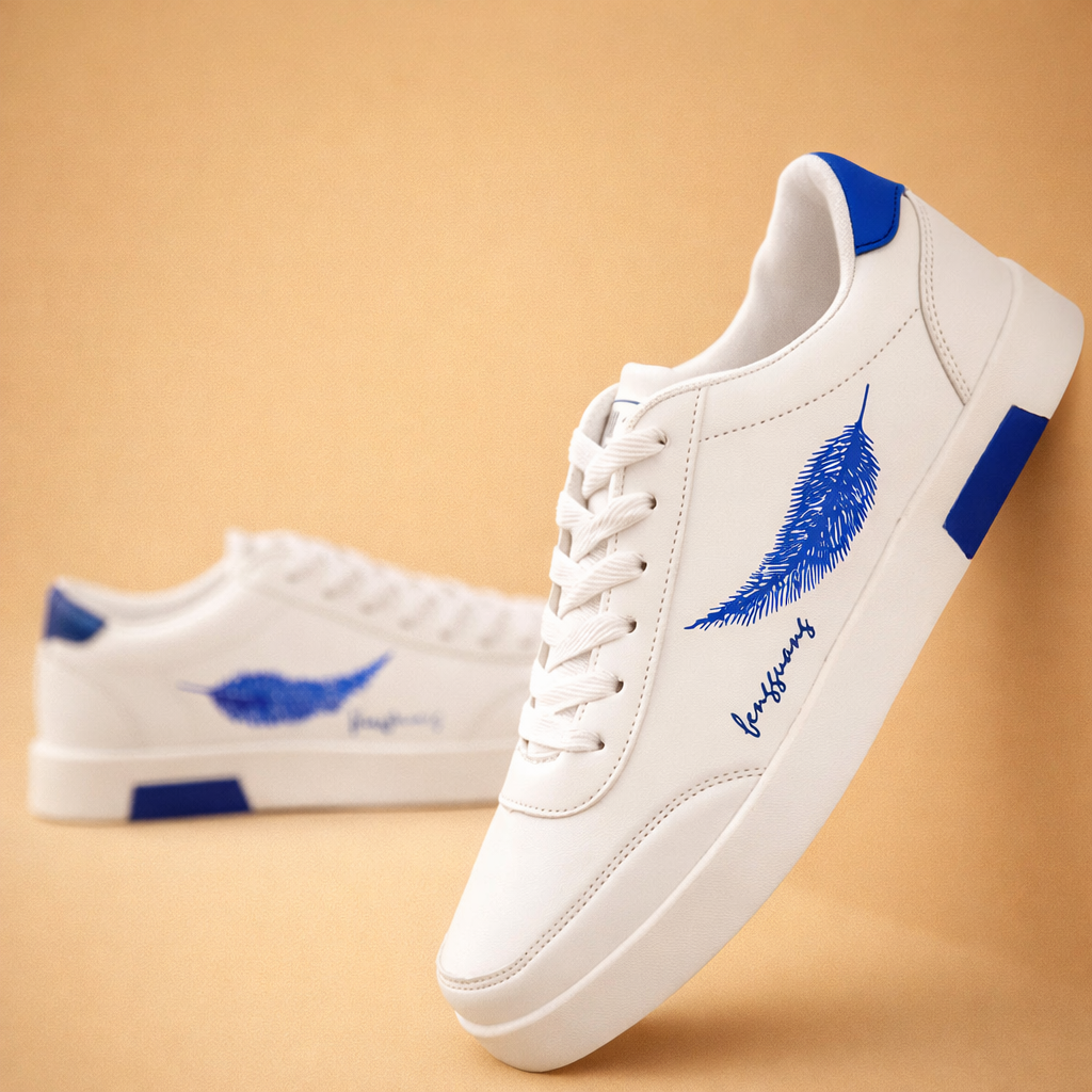 Lace-up men's low-top sneakers, designed for ultimate comfort and versatile everyday style.