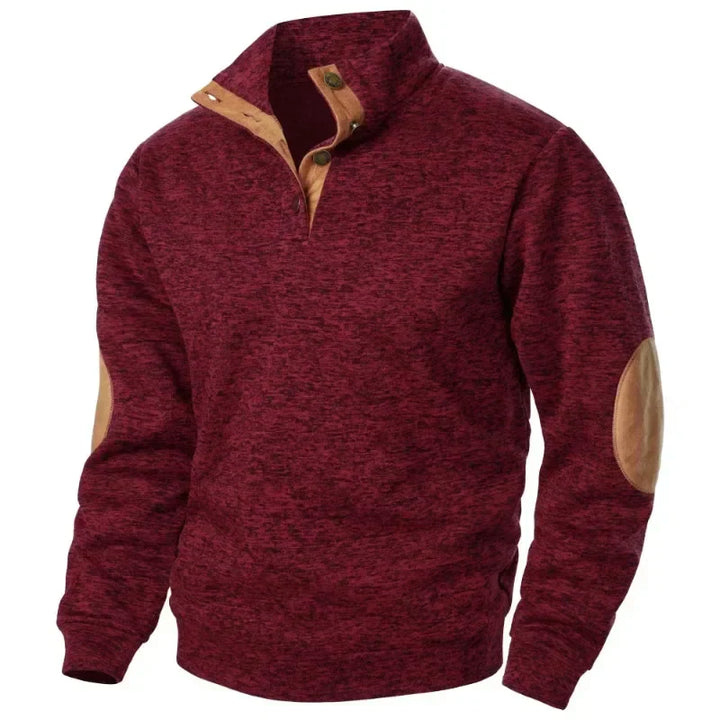 Men's versatile V-neck sweatshirt for everyday comfort and casual style. Soft, perfect for layering.