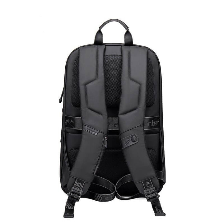 Spacious men's anti-theft travel backpack with organized compartments. Water-resistant AllCarry for secure commute.