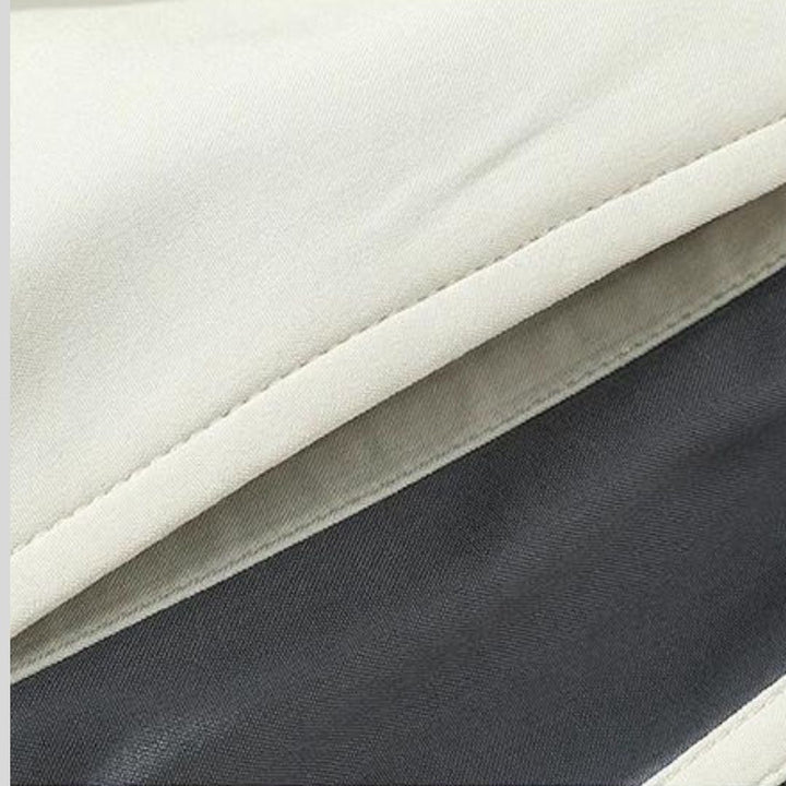 "Men's casual sports tracksuit with stylish stripe design, lightweight jacket and jogger pants, perfect for active or casual 