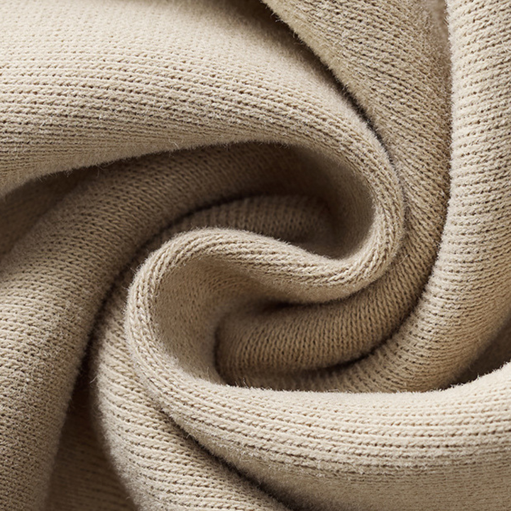 "Men's cotton tracksuit with zip-up jacket, drawstring pants; features sporty stripes, ideal for workouts or casual wear."