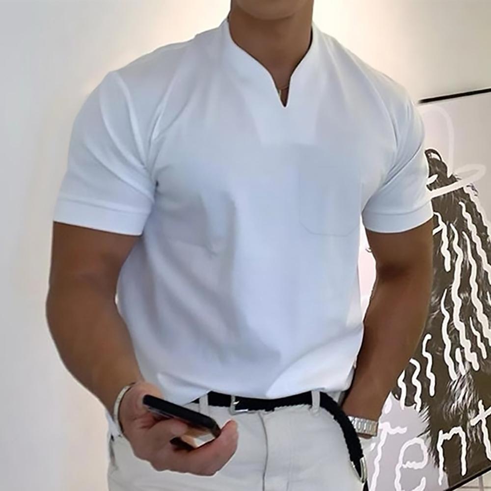 "Men's elegant casual polo shirt, timeless design, showcasing a refined style in a versatile and comfortable fit."