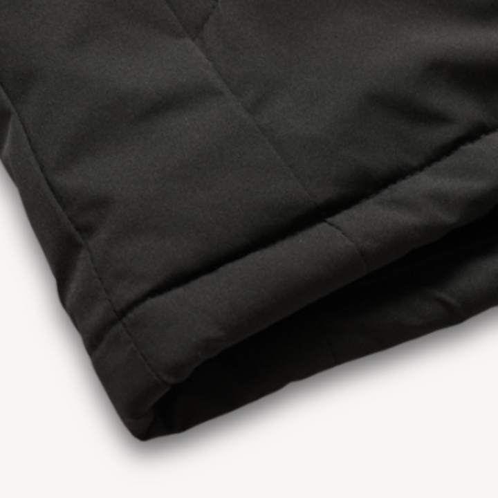 "Men's green waterproof hooded jacket for stylish and durable outerwear. Features sleek design and multi-pocket functionality