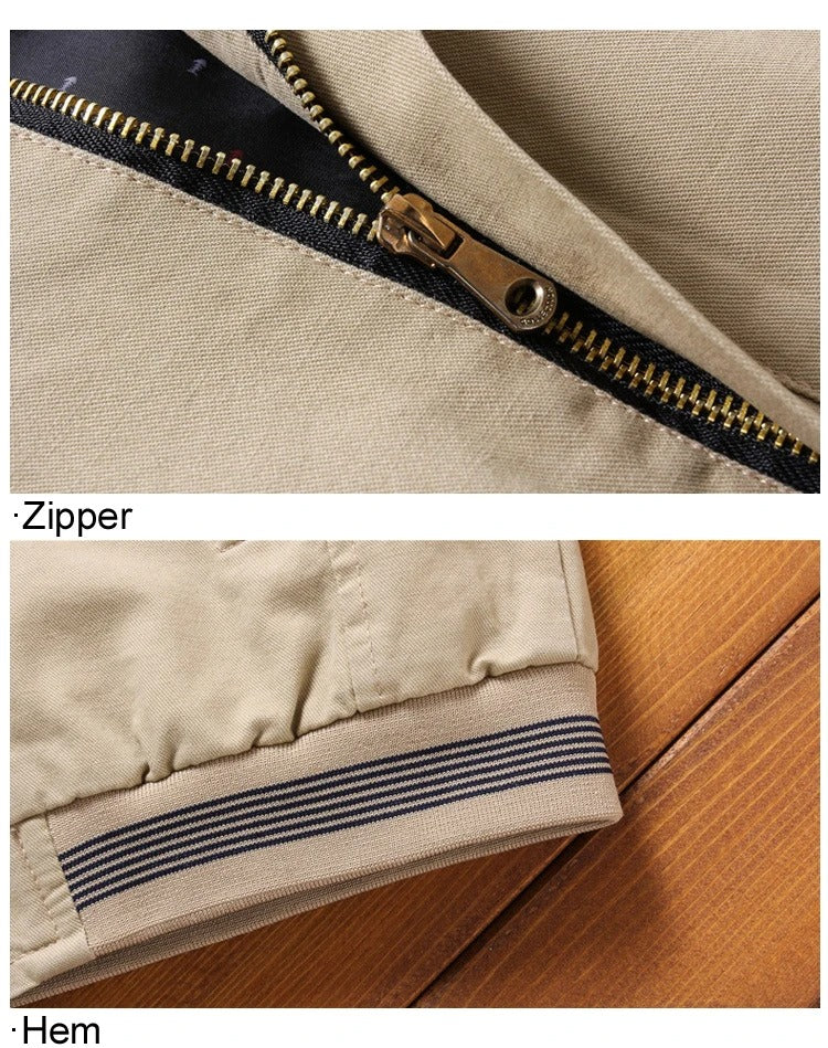 "Men's Konstantin lightweight jacket, water and wind resistant, stylish design, zip closure, perfect for fall weather."