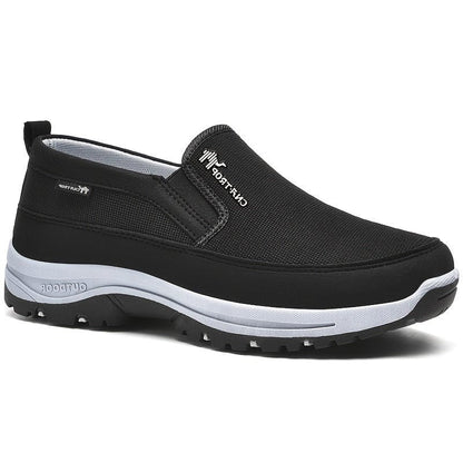 Men's waterproof orthopedic shoes offering elegant design, shown in chic colors, providing style and superior foot comfort.
