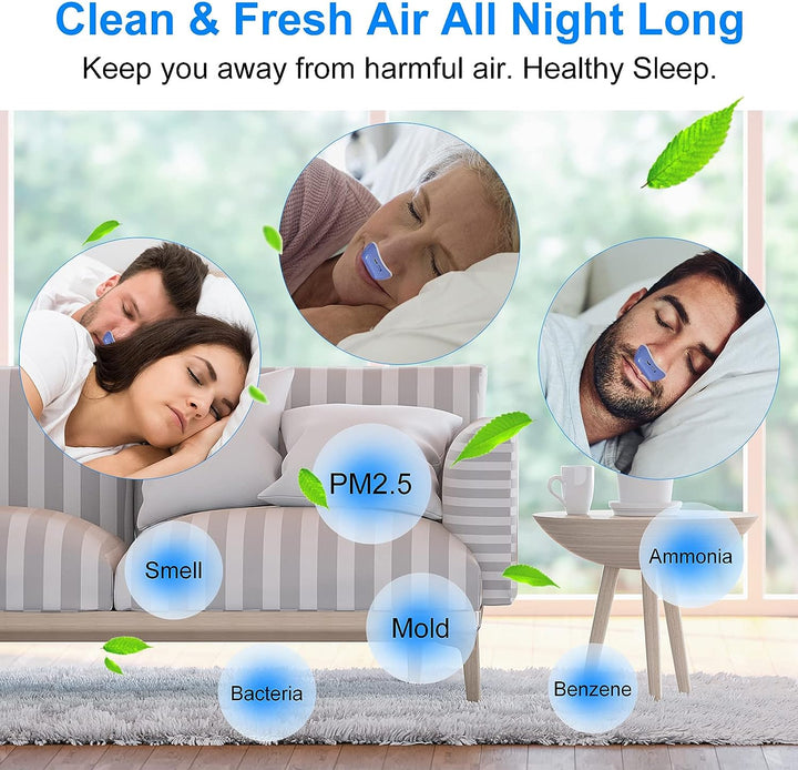 Effective anti-snoring device & sleep apnea aid. Portable micro CPAP sleep solution for quiet, restful nights.