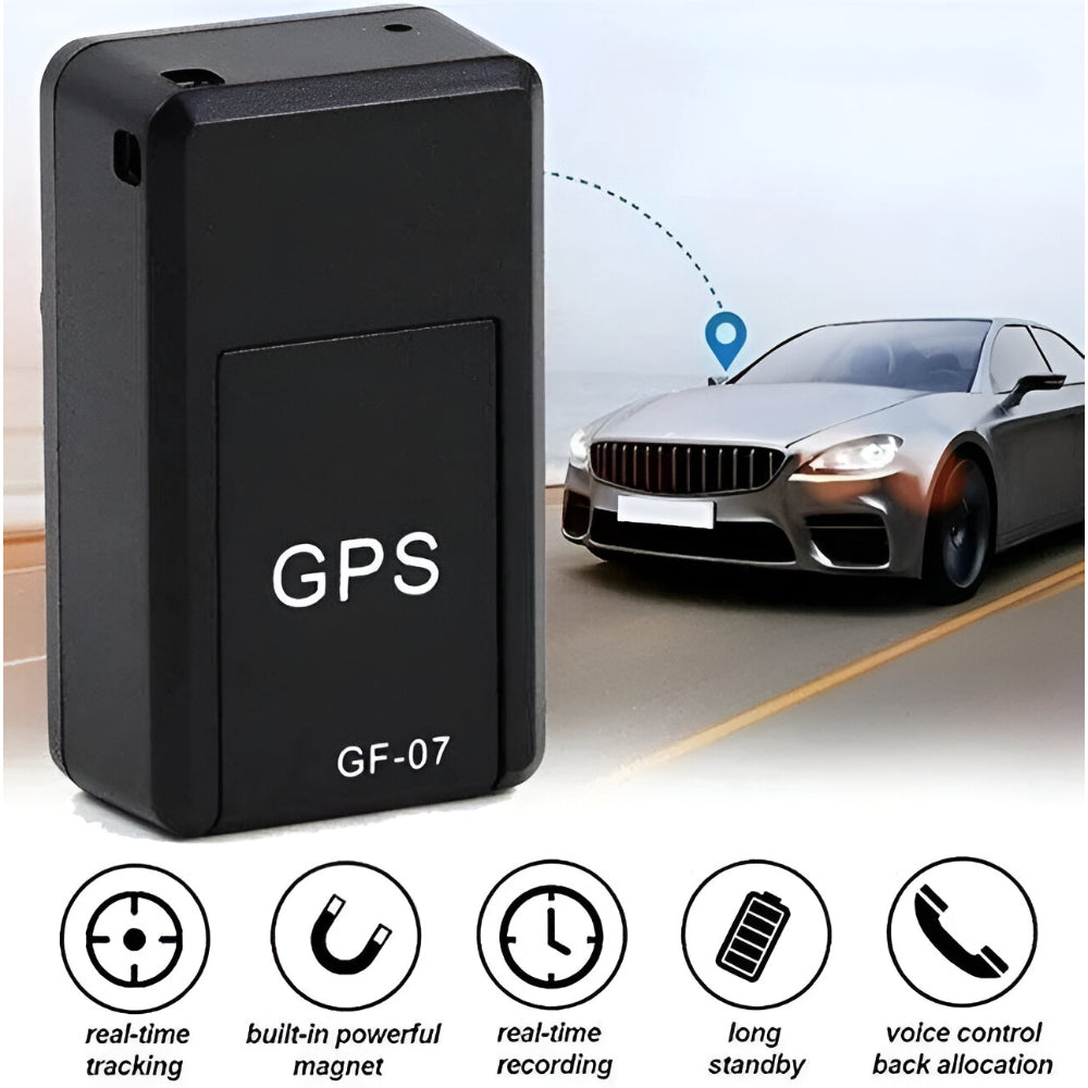 Compact magnetic GPS tracker for cars, trucks, and valuables, offering real-time tracking & anti-theft.