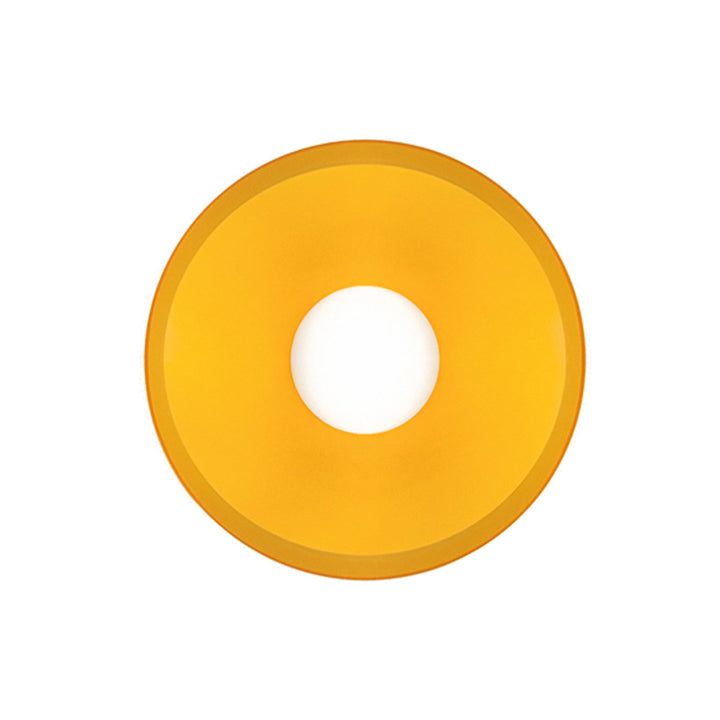 "Minimal flush mount ceiling light with frosted shade, sleek finish, offers soft illumination; ideal for modern and tradition