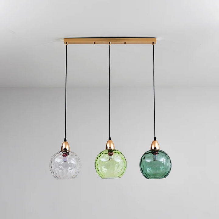 Modern 3-light cluster pendant lamp for contemporary home decor.
