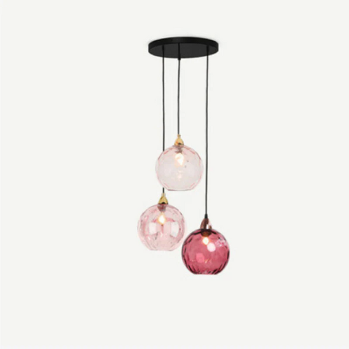 Elegant modern ceiling lamp with three lights, ideal for contemporary spaces.