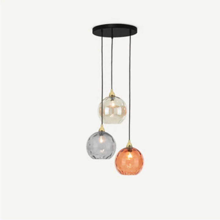 Indoor modern cluster pendant, a sophisticated LED fixture for home decor.
