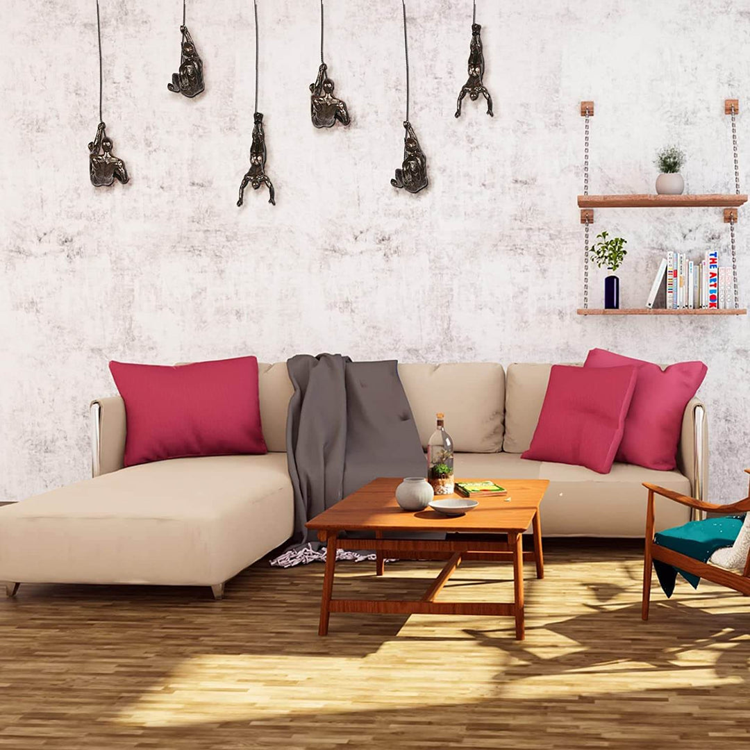 Contemporary climber wall art for office decor. Inspirational sculpture boosting productivity & style.