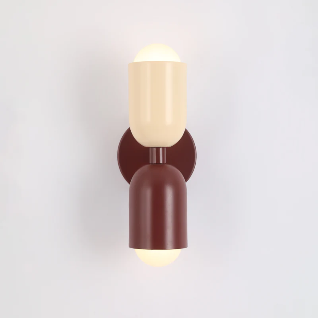 Vibrant dual-sided LED wall lamp, Colorwave. Modern design enhances home decor with accent lighting.