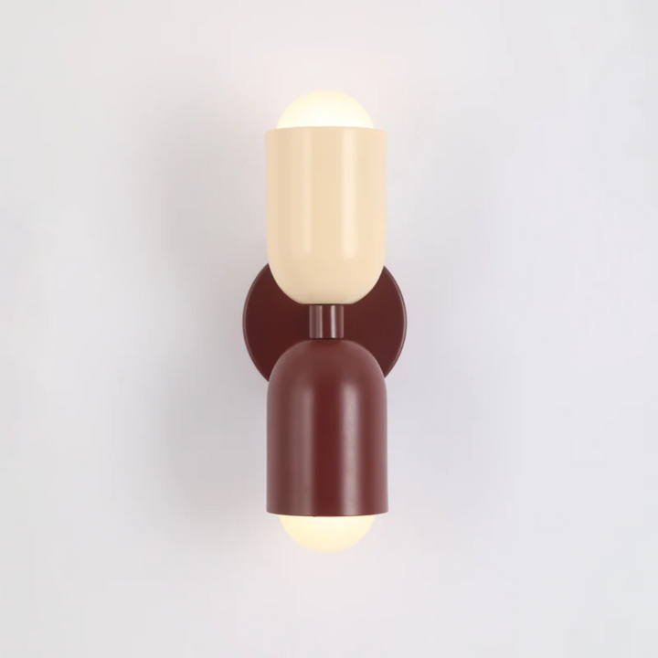 Vibrant dual-sided LED wall lamp, Colorwave. Modern design enhances home decor with accent lighting.