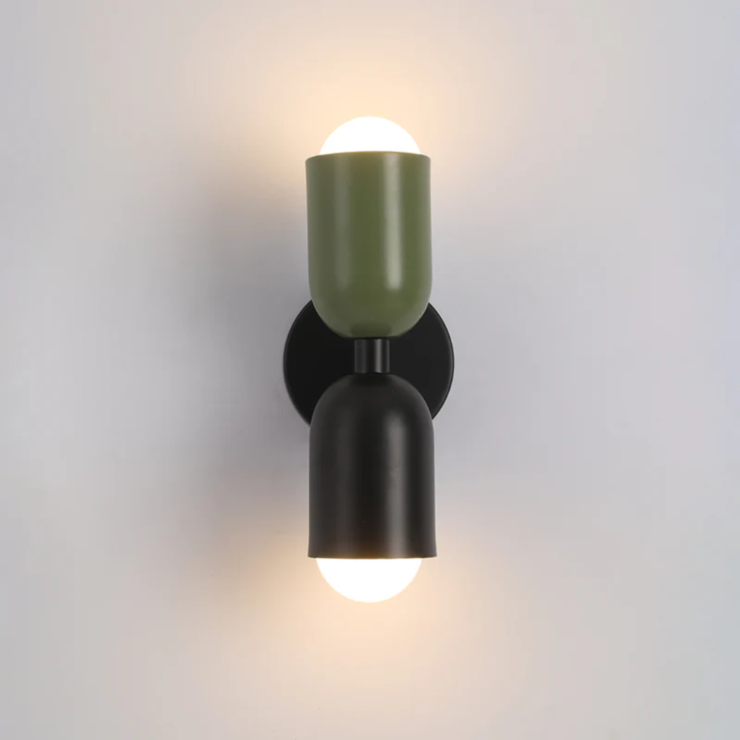 Energy-efficient modern LED wall lamp. Colorwave provides colorful ambient lighting for any interior.
