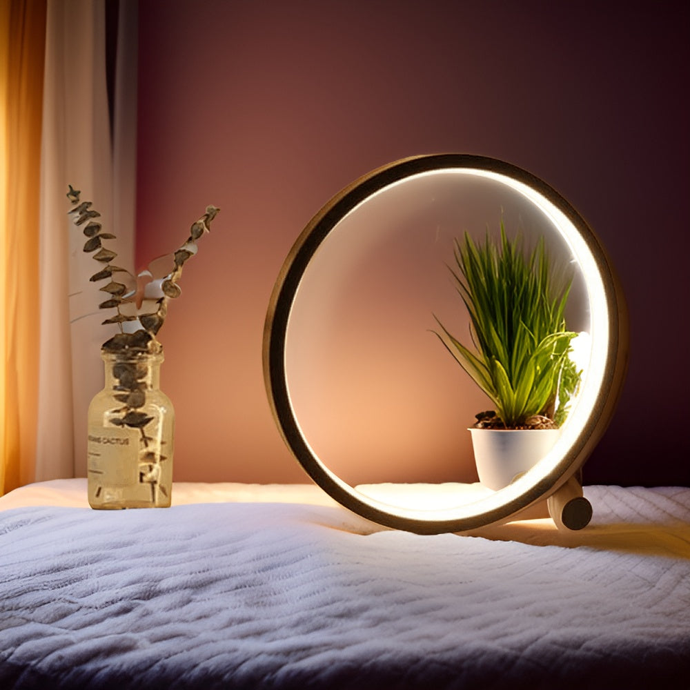 Sleek touch dimmable table lamp, perfect for bedroom, living room, or desk accent lighting.