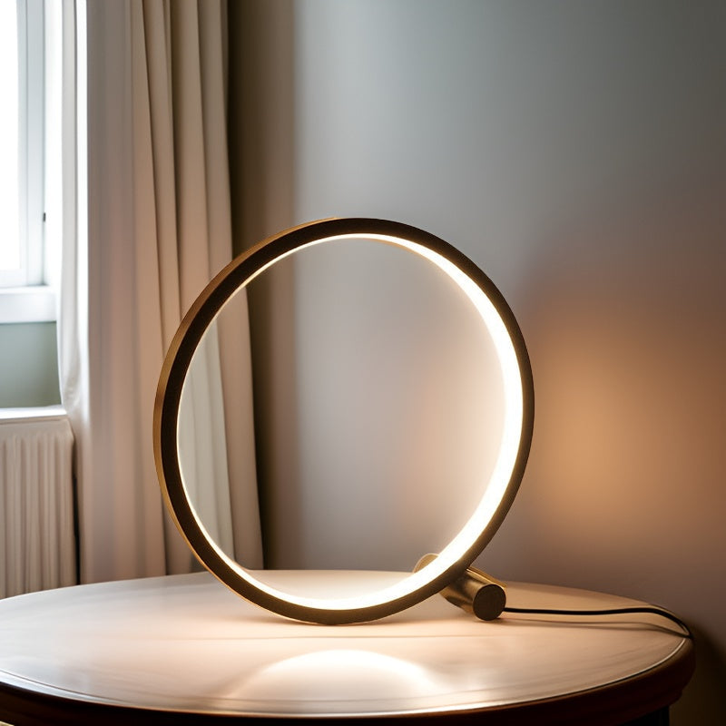 Versatile modern LED table lamp, touch-controlled and dimmable for any contemporary home decor setting.